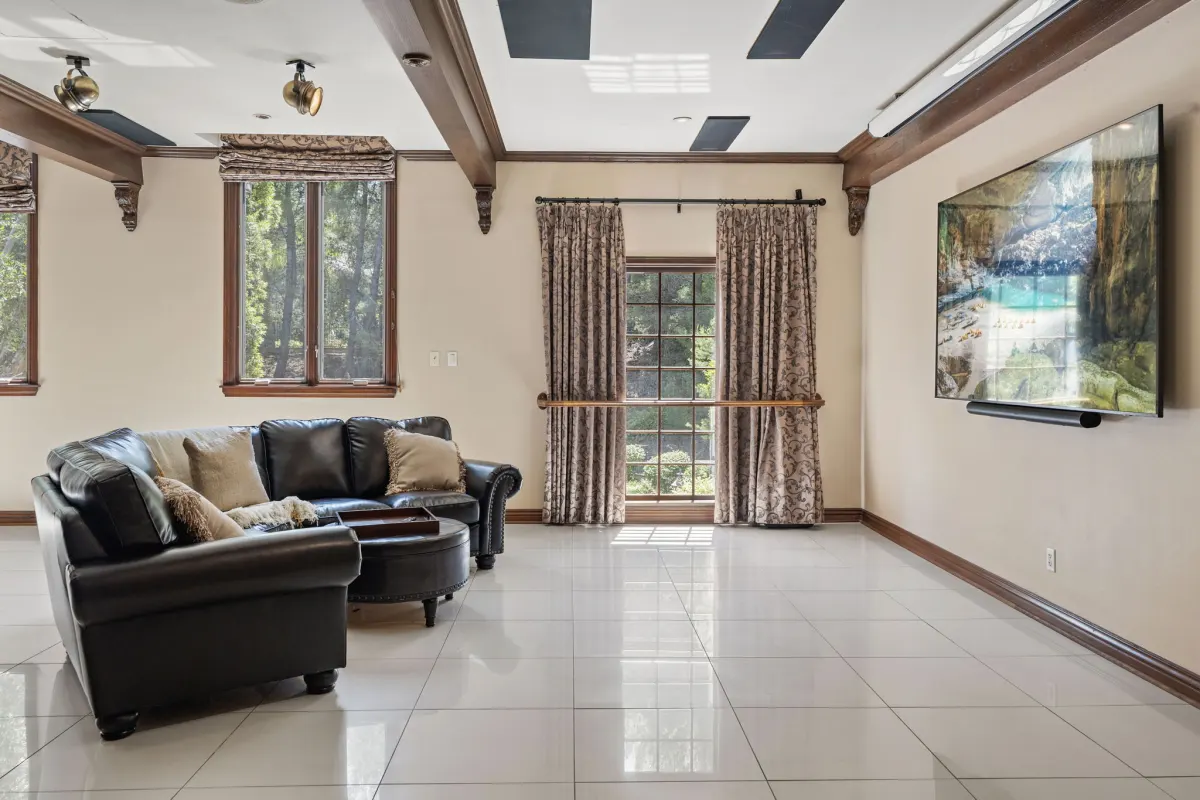 Open movement and wellness room at Chelsea Manor